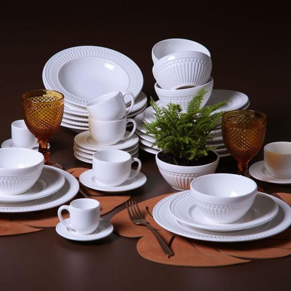 Imagem de Conjunto Com 6 Bowl Roma Branco 367ml