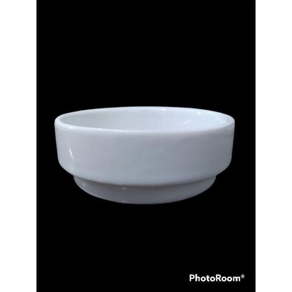 Imagem de Conjunto com 6 Porta Patê Ramekin Molheira Porcelana Branca 95 ml