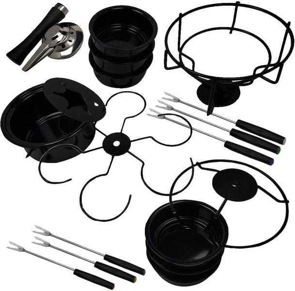 Imagem de Conjunto Combo Fondue Carroussel 16pcs 8 Pastilha Acendedor