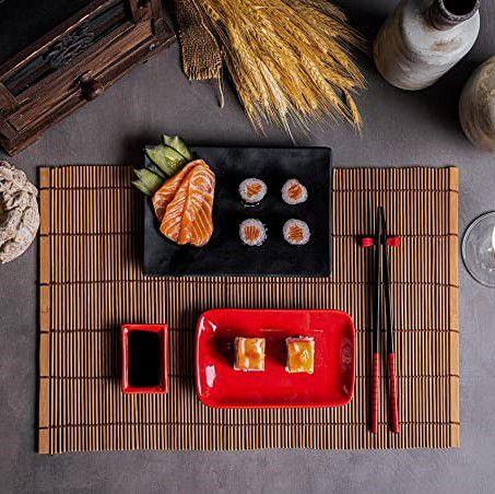 Imagem de Conjunto Comida Oriental Haus Concept 10 Peças Vermelho