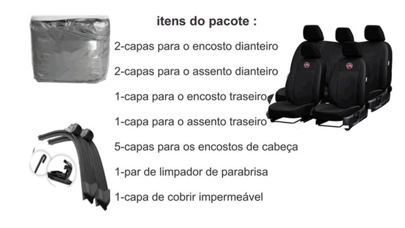 Imagem de Conjunto Completo Argo 17-03 com Capa de Cobrir e Limpador de Parabrisa Especial