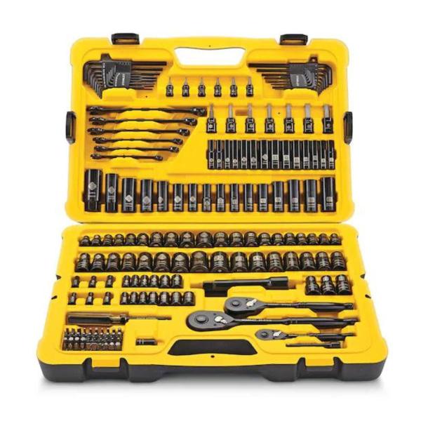 Imagem de Conjunto Completo Ferramentas Chaves Catracas Soquete Profissional Kit Bis Torx 183 Peças