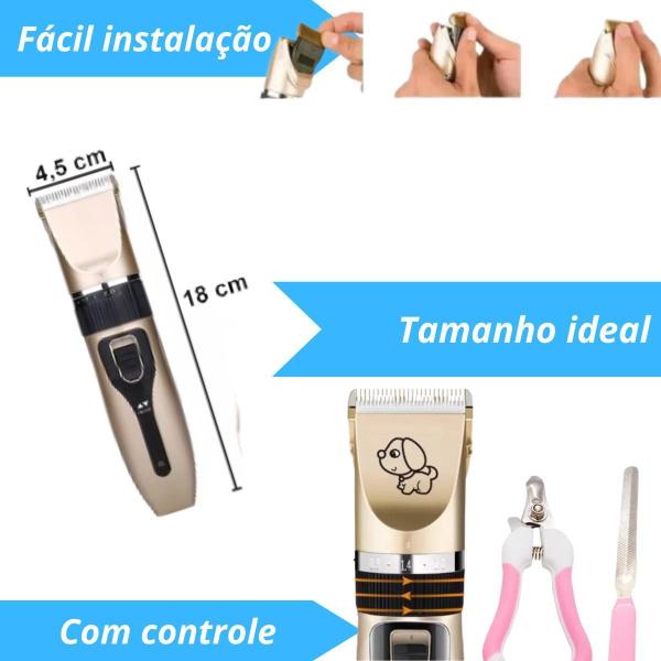 Imagem de Conjunto Completo Tosa Pet - Máquina E Ferramentas Pet Shop