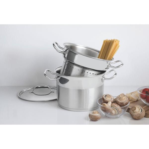 Imagem de Conjunto Cozi-Pasta Tramontina Professional Inox 2 Pç 20Cm