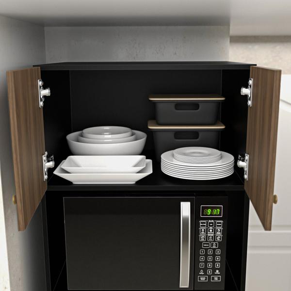 Imagem de Conjunto Cozinha Modular Balcão Cooktop Torre Quente Netmobil