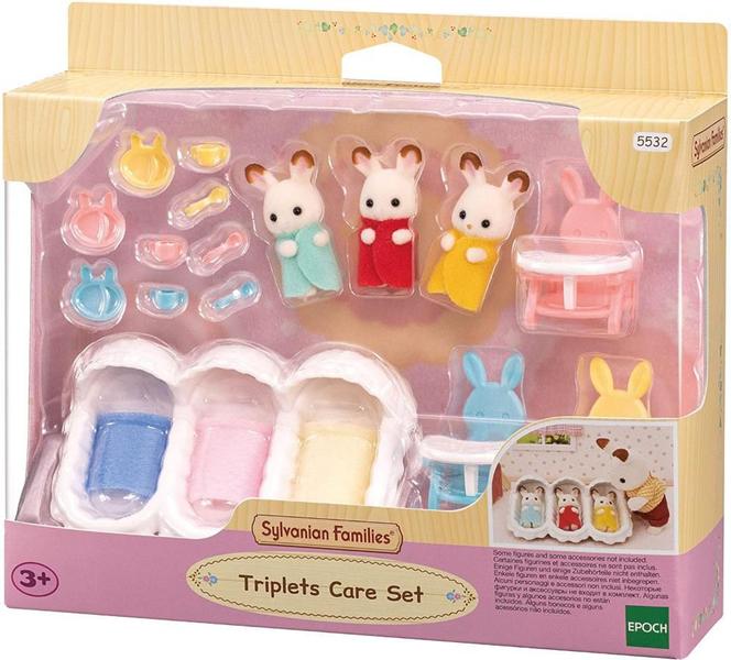 Imagem de Conjunto Cuidando de Trigêmeos Sylvanian Families Epoch