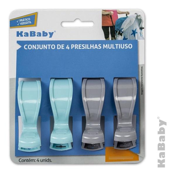 Imagem de Conjunto De 04 Presilhas Multiuso Kababy 16643C