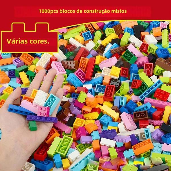 Imagem de Conjunto de 1000 Peças de Blocos de Construção para Cidade - Compatível com Placa de Base Grande