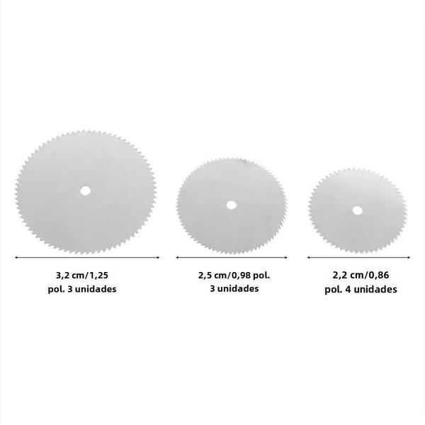 Imagem de Conjunto de 11 Lâminas de Serra Circular Micro - Discos de Corte para Ferramentas Elétricas