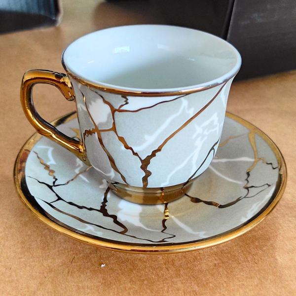 Imagem de Conjunto De 12 Peças Linha Premium De Café De Porcelana Chinesa Top