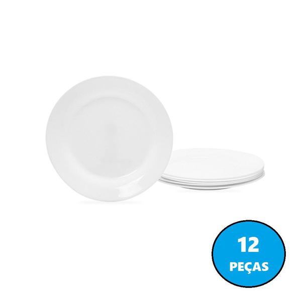 Imagem de Conjunto de 12 Pratos Opaline Menu Raso 24cm Nadir