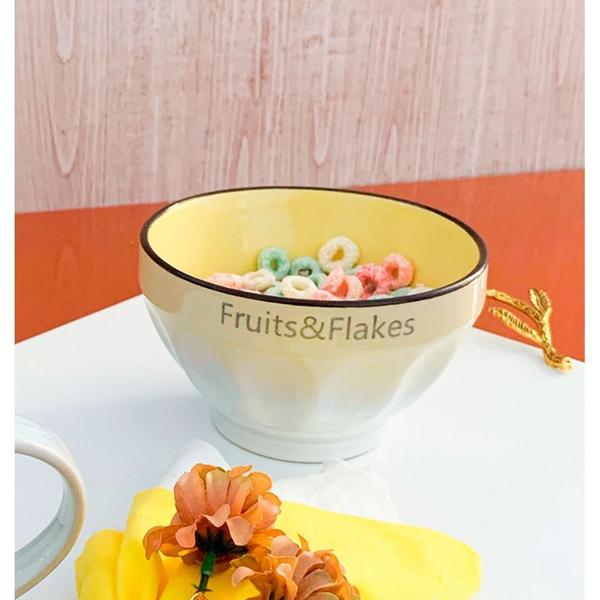 Imagem de Conjunto de 2 Bowls de porcelana Allure 14 cm x 9 cm - Amarela 