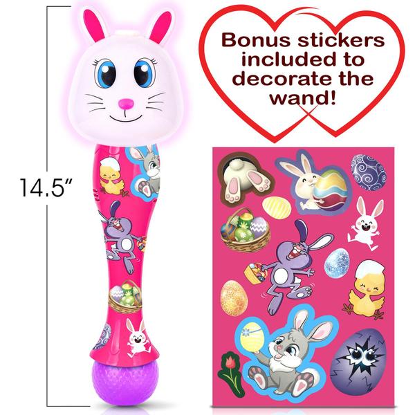 Imagem de Conjunto de 2 Bubble Wands ArtCreativity Light Up Bunny Easter