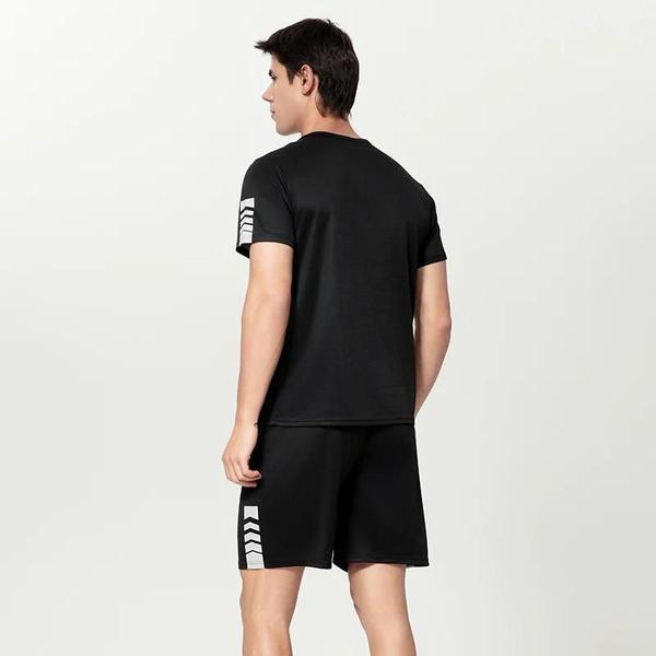 Imagem de Conjunto de 2 Shorts e Camiseta Masculina Casual - Ideal para Fitness e Corrida