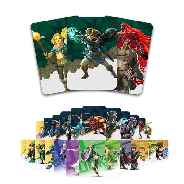 Imagem de Conjunto de 28 Cartas Amiibo Zelda - Tears of the Kingdom e Outros