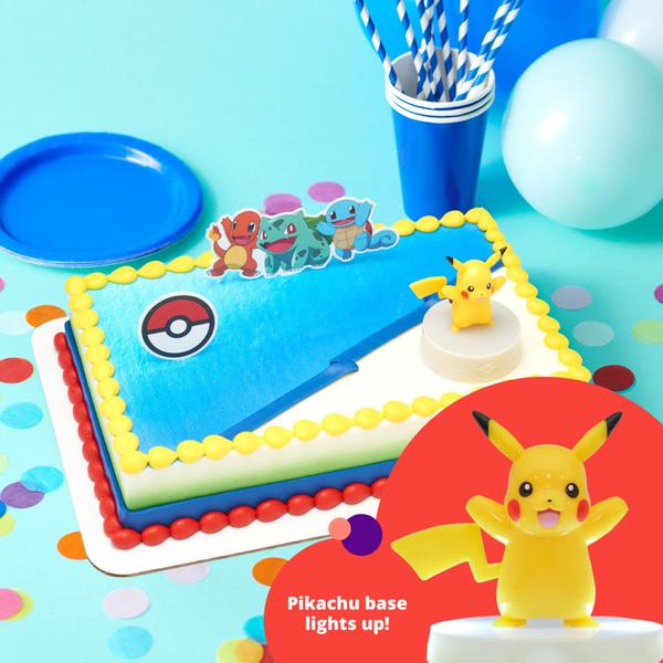 Imagem de Conjunto de 3 peças Cake Topper DecoSet Pokémon Light Up Pikachu