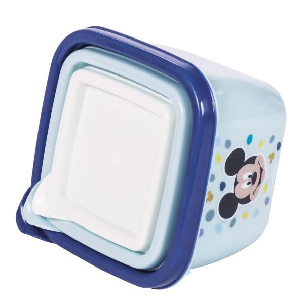 Imagem de Conjunto de 3 Potes Encaixáveis 140 270 470 ml Disney Mickey Minnie P/ Micro-ondas Plasútil 