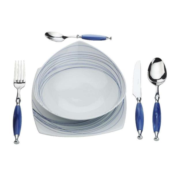 Imagem de Conjunto De 3 Tigela Saladeira Porcelana Italiana Bugatti