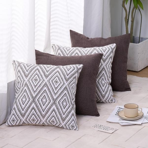 Imagem de Conjunto de 4 capas de almofadas decorativas HPUK 50x50cm