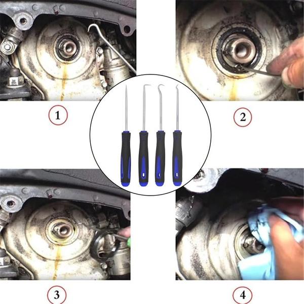 Imagem de Conjunto de 4 Chaves de Fenda para Vedação de Óleo de Carro - Junta Tórica Automática