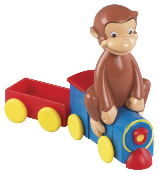 Imagem de Conjunto de 4 peças Cake Topper DecoSet Curious George Train