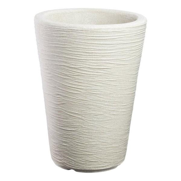 Imagem de Conjunto de 5 Vasos Decorativo para Plantas Conico Capri 38 Branco