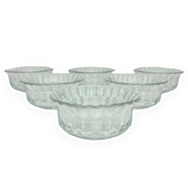 Imagem de Conjunto de 6 Bowls de Vidro Transparente 260ml Angel Lyor