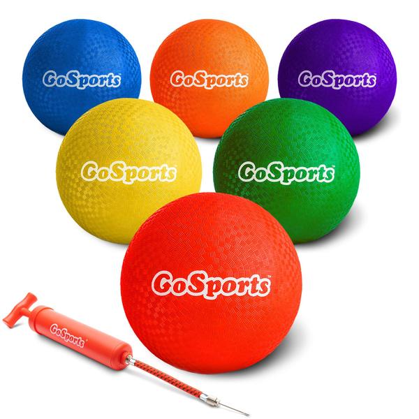 Imagem de Conjunto de 6 Playground Balls GoSports Heavy Duty para crianças