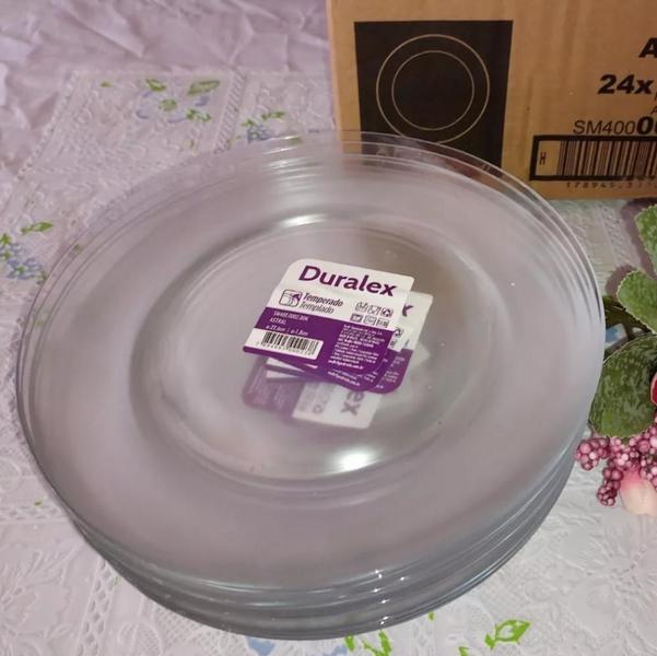 Conjunto de 6 Pratos de Vidro Raso 23cm Astral Duralex - Nadir Imagem de Conjunto de 6 Pratos de Vidro Raso 23cm Astral Duralex