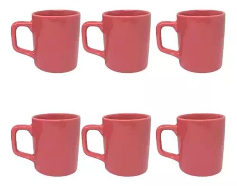 Imagem de Conjunto De 6 Xicaras De Café Ceramica Sakes