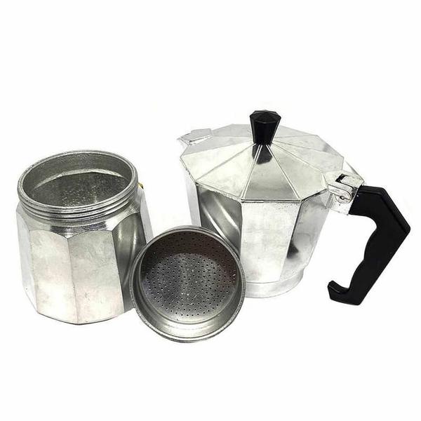 Conjunto De 6 Xicaras Para Café + Cafeteira Italiana - Fratelli Imagem de Conjunto De 6 Xicaras Para Café + Cafeteira Italiana