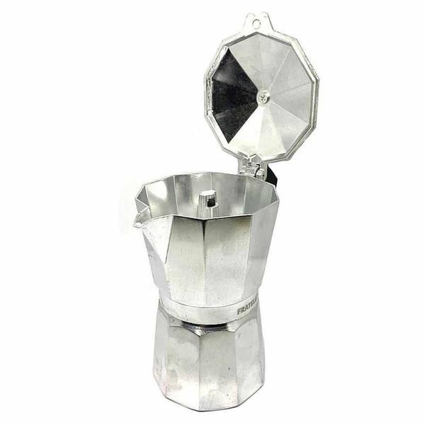 Conjunto De 6 Xicaras Para Café + Cafeteira Italiana - Fratelli Imagem de Conjunto De 6 Xicaras Para Café + Cafeteira Italiana