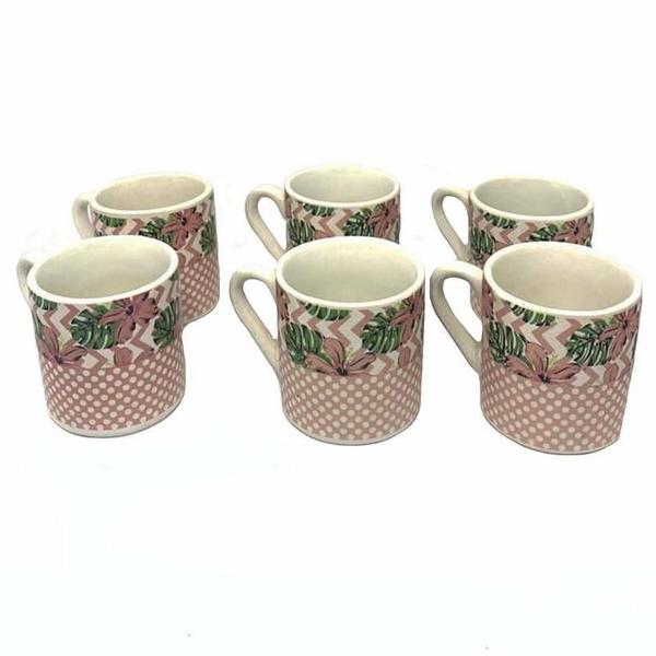 Conjunto De 6 Xicaras Para Café + Cafeteira Italiana - Fratelli Imagem de Conjunto De 6 Xicaras Para Café + Cafeteira Italiana