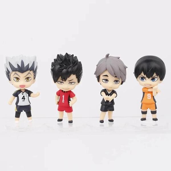 Imagem de Conjunto de 8 Figuras Haikyuu Junior (7,5cm) - Hinata, Sugawara e Outros - Q Version