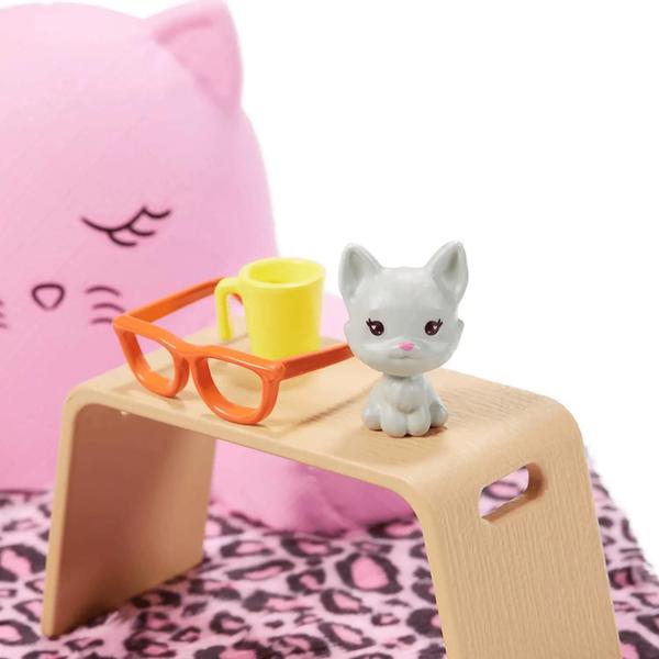 Imagem de Conjunto de Acessórios da Barbie Sofá Gatinho Mattel - GRG57