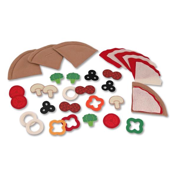 Imagem de Conjunto de Alimentos de Brincar Pizza Melissa & Doug (40 peças)