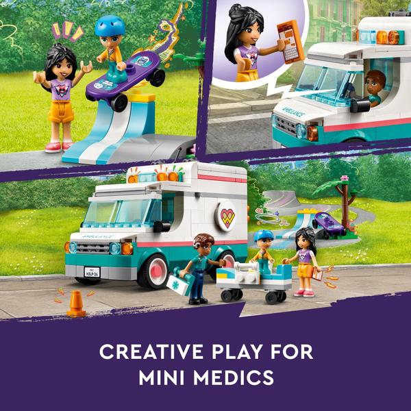 Imagem de Conjunto de ambulâncias Toy LEGO Friends Heartlake City Hospital 42613