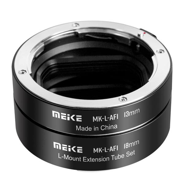 Imagem de Conjunto de anéis adaptadores de tubo de extensão macro Meike MK-L-AF1 para câmeras Panasonic Lumix Leica Sigma L-Mount