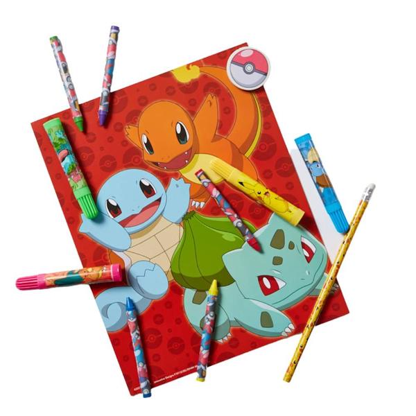 Imagem de Conjunto de arte para colorir e adesivos com designs inovadores Pokémon Kids