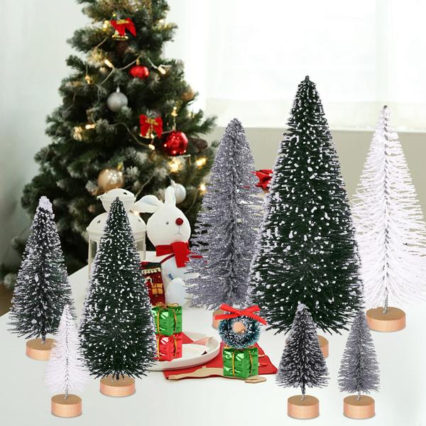 Imagem de Conjunto de árvores de Natal Iceyyyy Artificial Mini 56 unidades