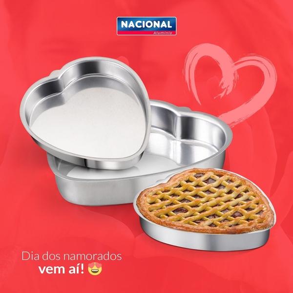 Conjunto de assadeiras coração n1 a 3 - nacional Imagem de Conjunto de assadeiras coração n1 a 3 - nacional