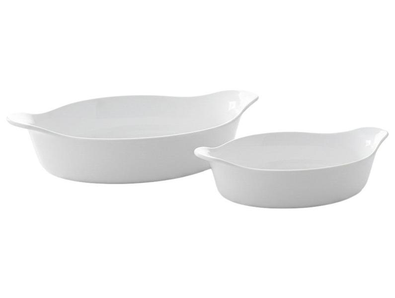 Conjunto de Assadeiras de Vidro Marinex Opaline 2 Peças Conjunto de Assadeiras de Vidro Marinex Opaline 2 Peças