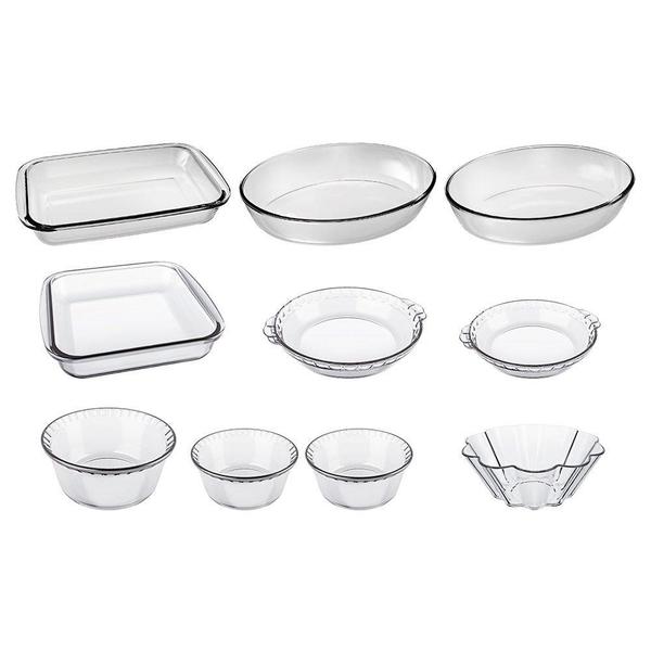 Conjunto de Assadeiras e Formas Marinex 10 Peças - Nadir Conjunto de Assadeiras e Formas Marinex 10 Peças - Nadir