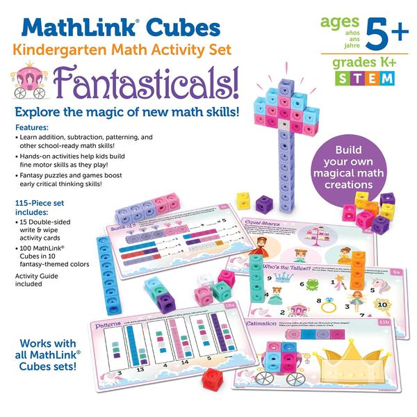 Imagem de Conjunto de atividades do MathLink Cubes  Recursos de aprendizagem  Fantasticals