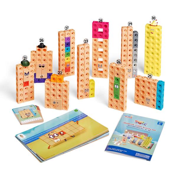 Imagem de Conjunto de atividades hand2mind MathLink Cubes Numberblocks 21-30