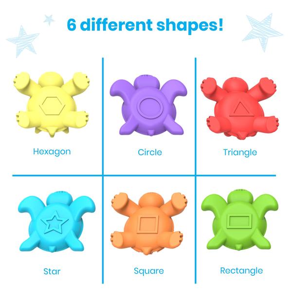 Imagem de Conjunto de atividades matemáticas hand2mind Tactile Turtles Toddler Kids