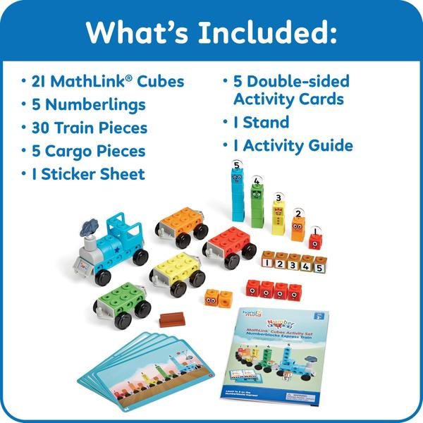 Imagem de Conjunto de atividades MathLink Cubes hand2mind Numberblocks Express