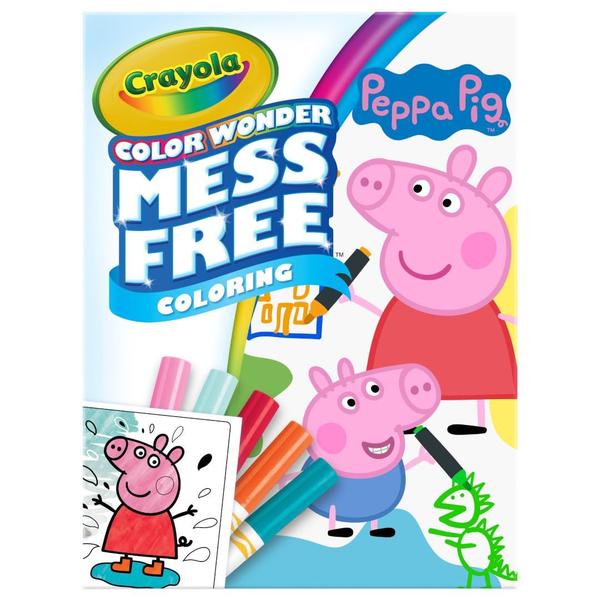 Imagem de Conjunto de atividades para colorir Crayola Peppa Pig Color Wonder Kids