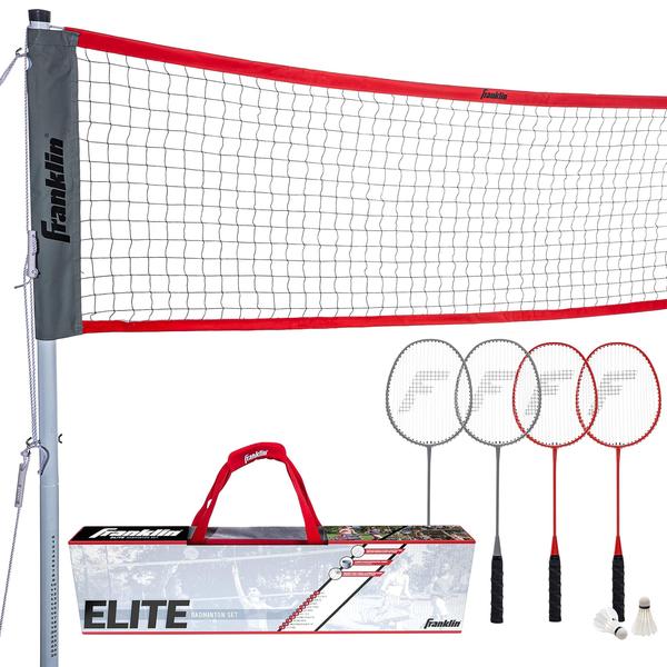 Imagem de Conjunto de Badminton Franklin Sports Elite com Raquetes e Acessórios