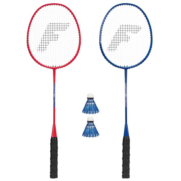 Imagem de Conjunto de badminton Franklin Sports para 2 jogadores com 2 raquetes e 2 passarinhos